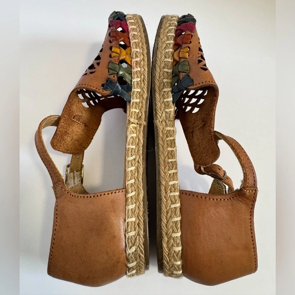 D'arte huarache sandal made of genuine leather 7/7.5